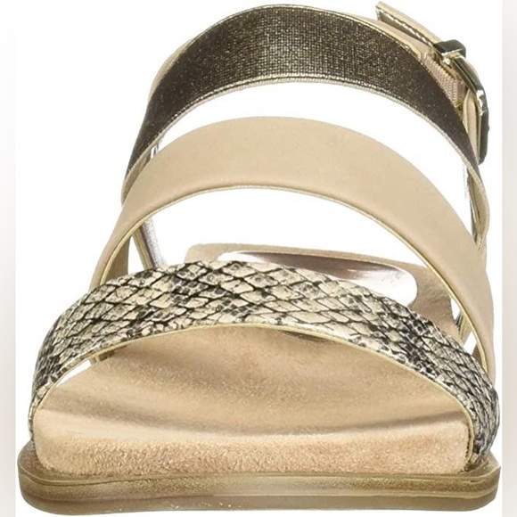 Anne Klein Essence Womens Strappy Leather Ankle Trap Open Toe Sandals Flex 7 - Picture 6 of 7